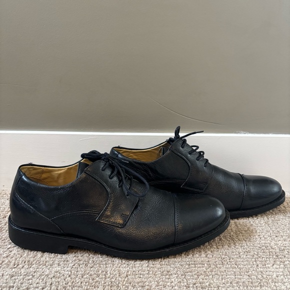 Belvedere Duke Black Cap Toe Oxford Shoes Men’s 11.5 D - Picture 2 of 11